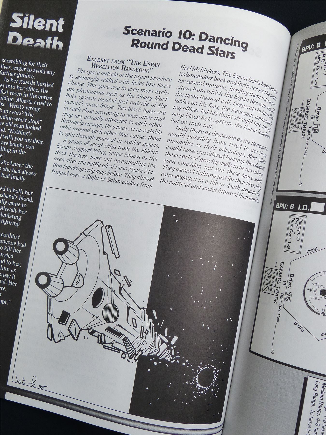 Silent Death: The Next Millennium Miniatures Sourcebook - I.C.E. Booklet #2R9