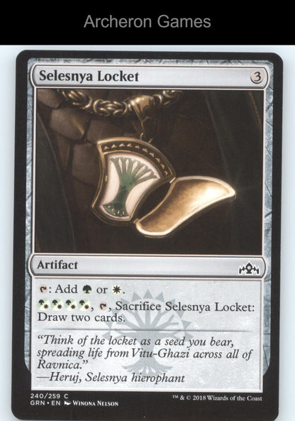 Selesnya Locket 240 C MTG Card Guilds of Ravnica