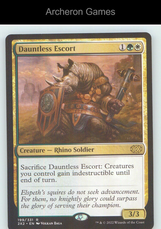 Dauntless Escort 2X2 199 R MTG Card NM/EX+