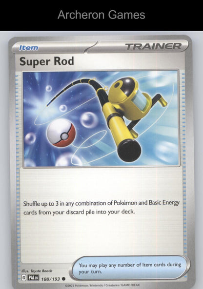 Pokemon Card Super Rod 188/193 C Prize Pack Series Cards