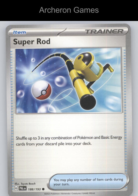 Pokemon Card Super Rod 188/193 C Prize Pack Series Cards