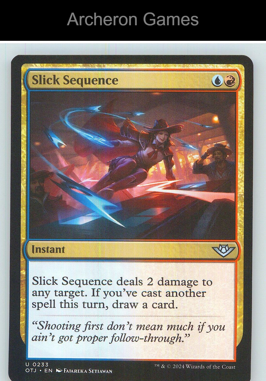 Slick Sequence OTJ 233 UC MTG Card NM/EX+
