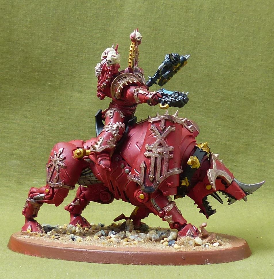 Lord on Juggernaut painted - World Eaters - Warhammer 40K #4HN