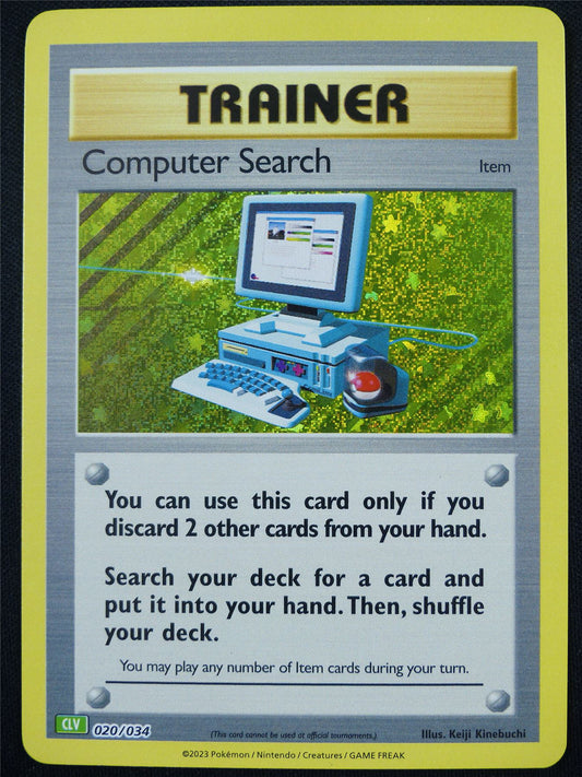 Computer Search 020/034 Holo CLV - Classic Pokemon Card #4AM