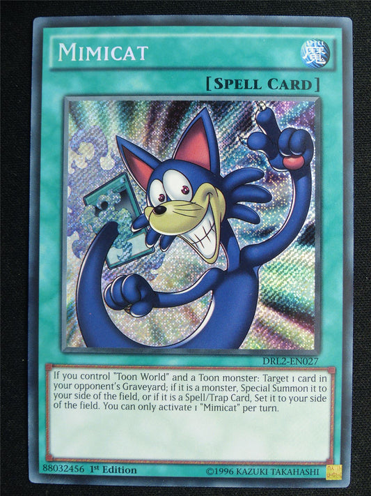 Mimicat DRL2 Secret Rare - 1st ed Yugioh Card #4SI