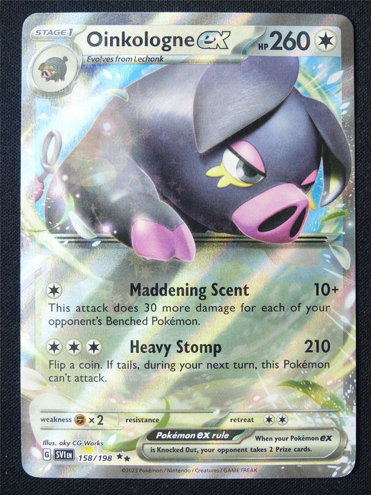 Oinkologne EX 158/198 Holo - Pokemon Card #1BM