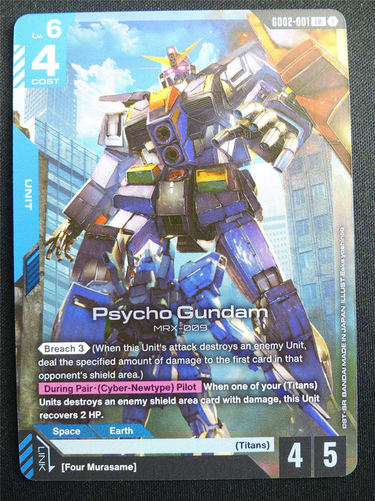 Psycho Gundam GD02-001 LR Foil - Gundam Card #4EC