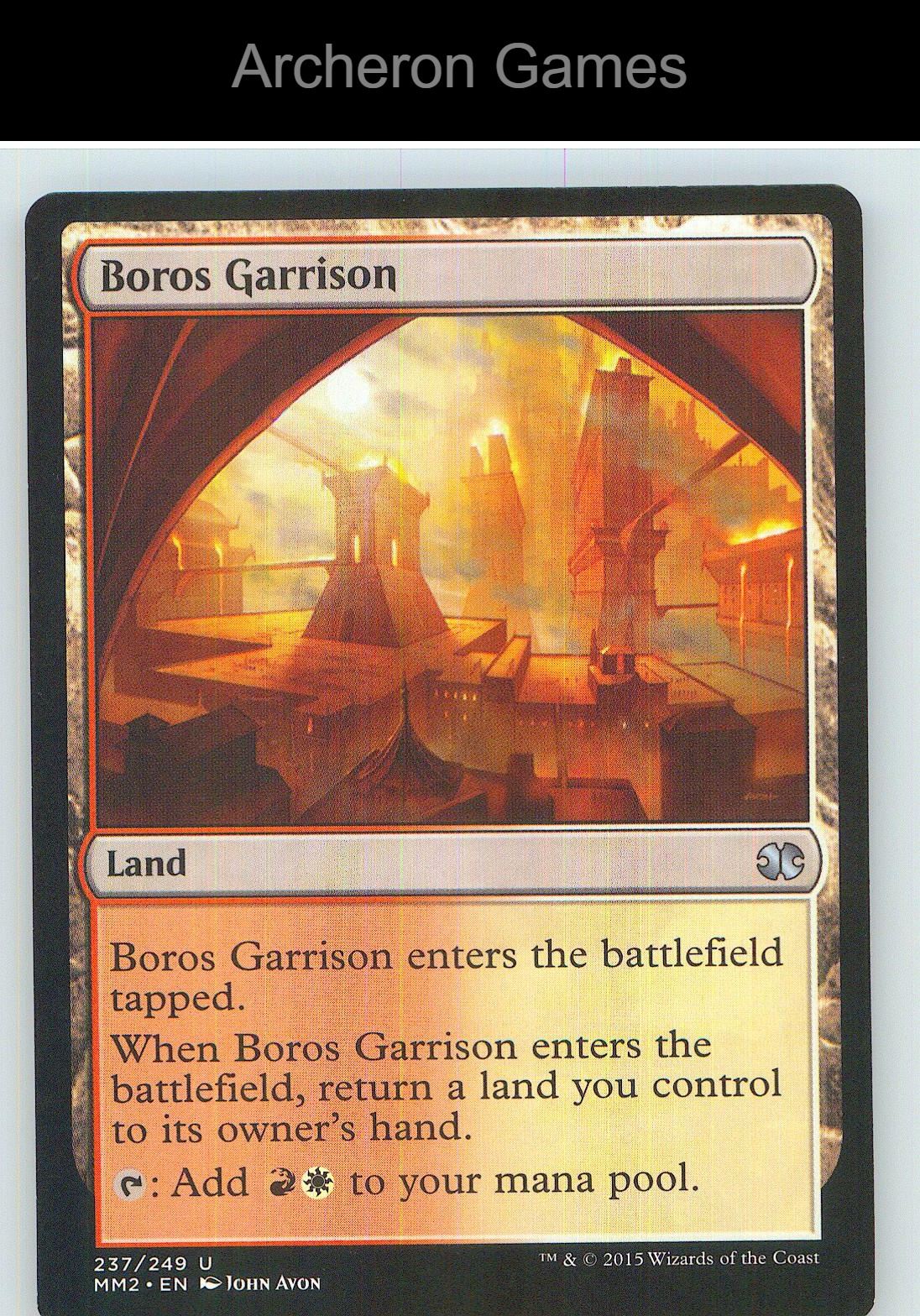 Boros Garrison MM2 237 UC MTG Card NM/EX+