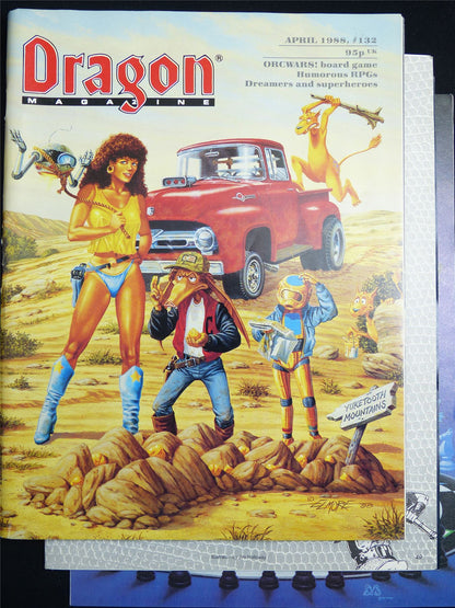 Dragon Magazine #132 April 1988 plus Orcwars #1XD