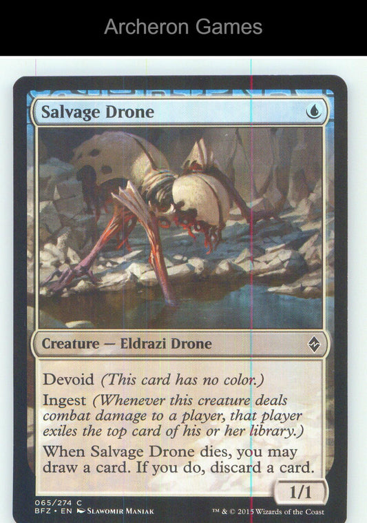 Salvage Drone BFZ 65 C MTG Card NM/EX+