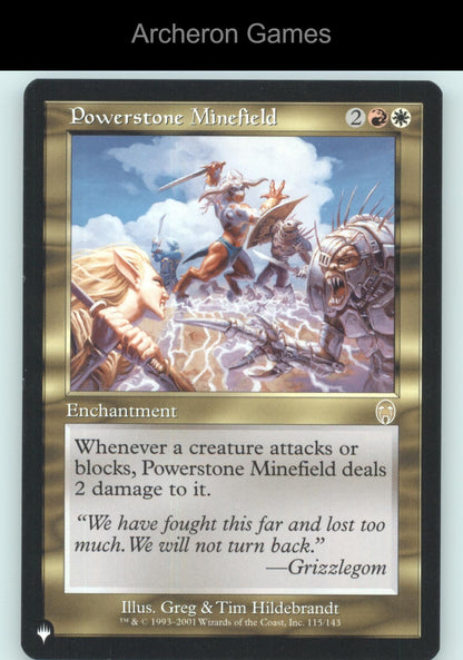 Powerstone Minefield 115/143 R MTG Card The List Reprints