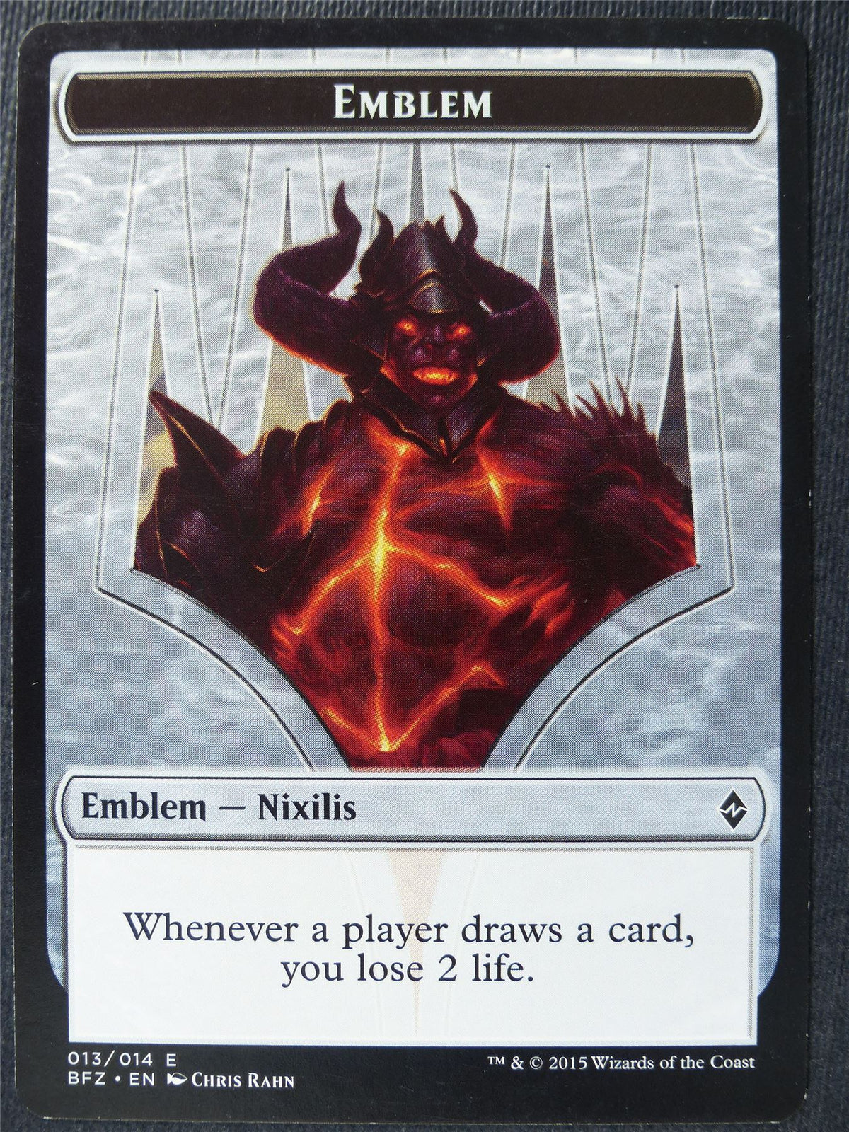 Ob Nixilis Emblem Token - Mtg Card #3SV