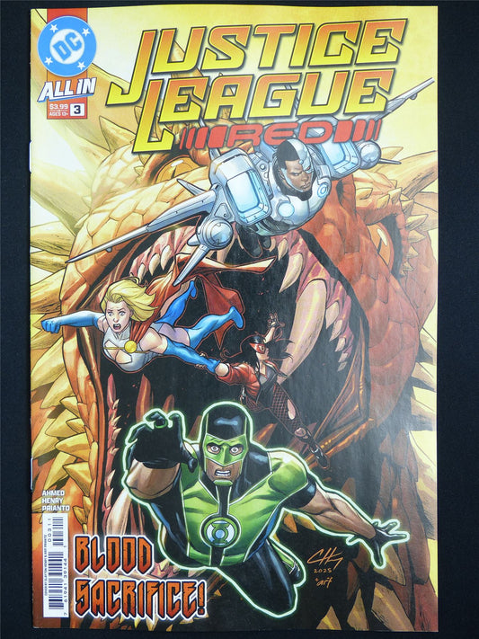 JUSTICE League Red #3 - Dec 2025 DC Comic #57P