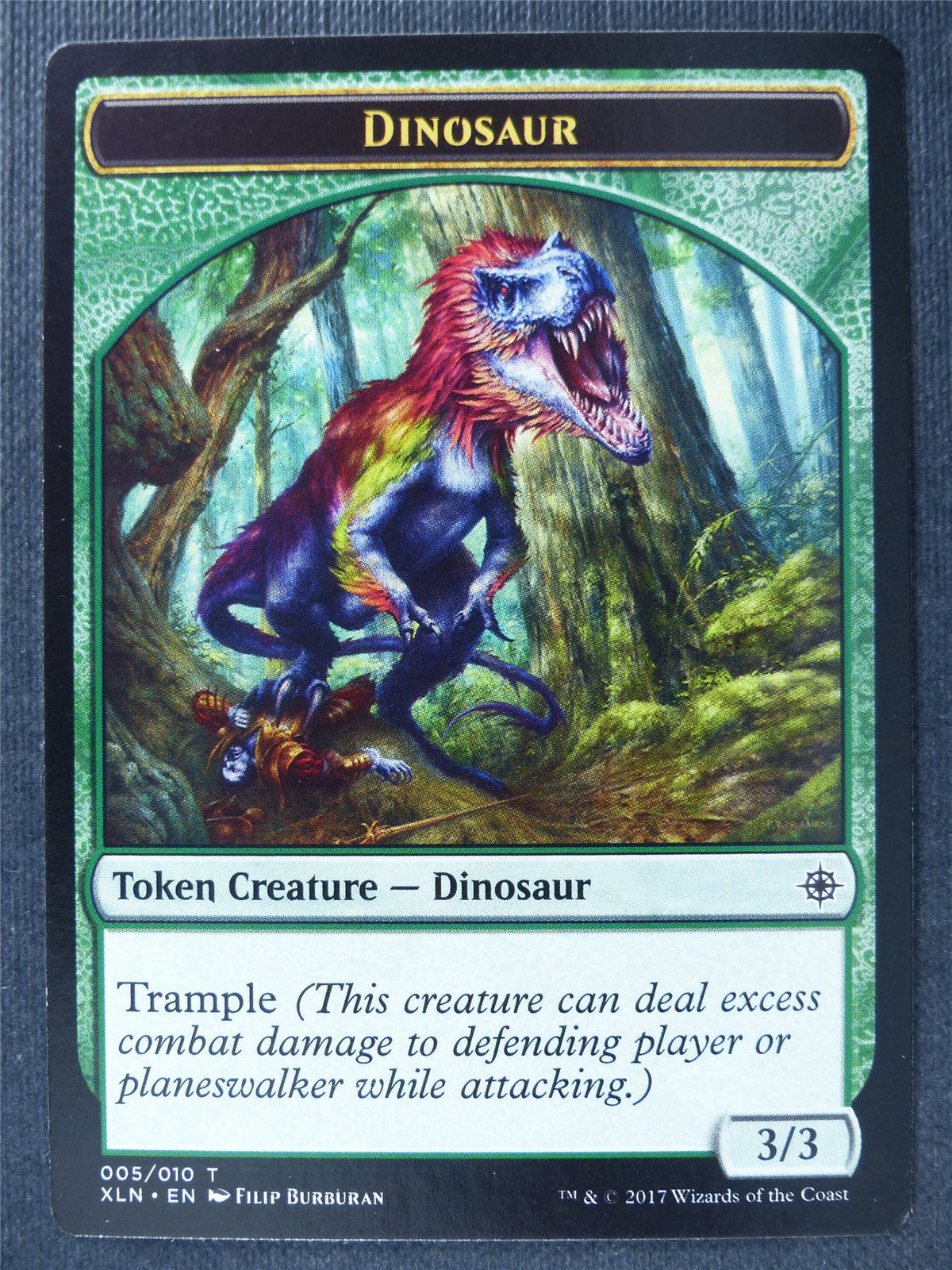 Treasure / Dinosaur Token - Mtg Card #1SL