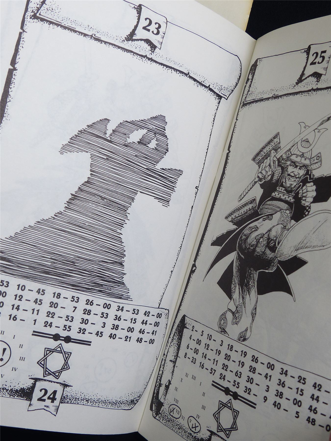 Lost Worlds Fantasy Combat Book: Samurai With Katana - Booklet #2TL