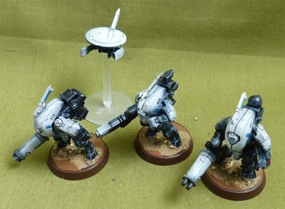 Stealth Battlesuits painted - Tau Empire - Warhammer 40K #2YF
