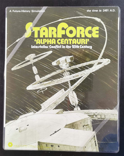 StarForce Alpha Centauri: Future-History Simulation Game - SPI Game #NN