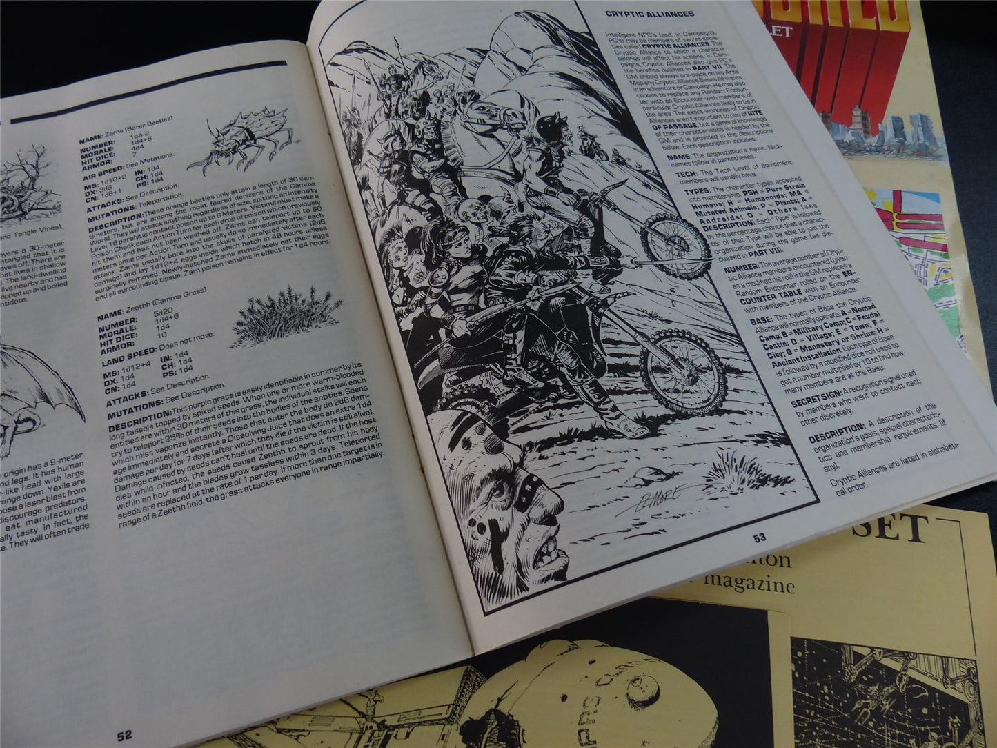 Gamma World Science Fantasy Roleplaying Game OOP - TSR Hobbies #21T