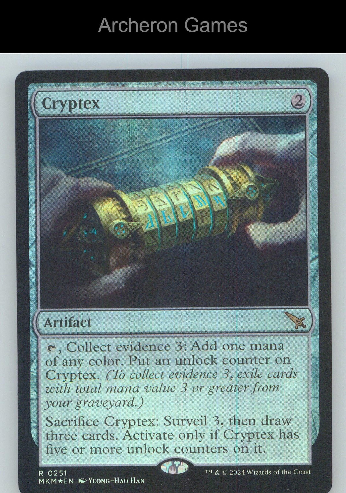 Cryptex MKM 251 R MTG Card NM/EX+ Foil