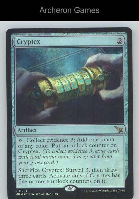 Cryptex MKM 251 R MTG Card NM/EX+ Foil