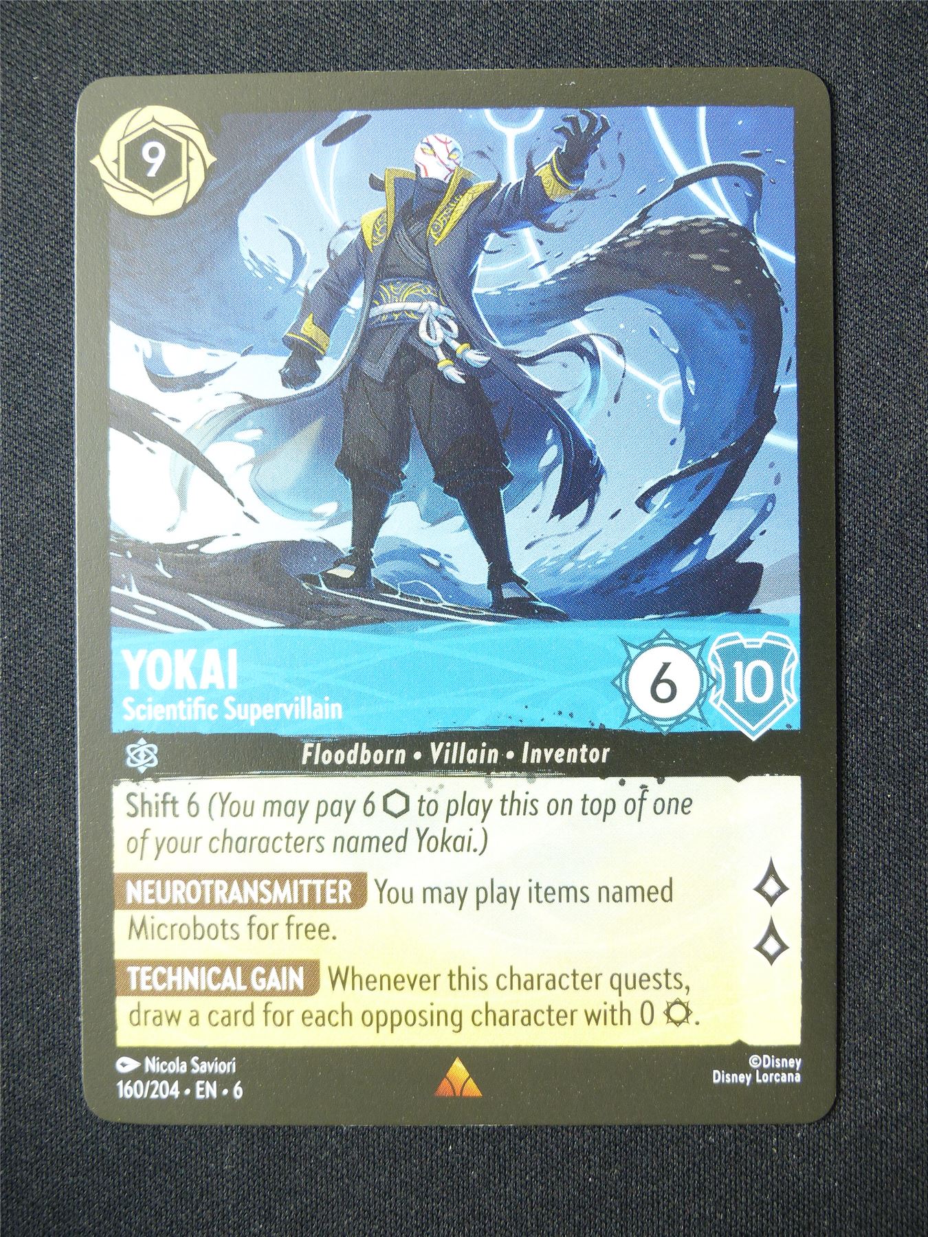 Yokai Scientific Supervillain 160/204 - Lorcana Card #6EP