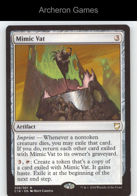 Mimic Vat 209 R MTG Card Commander 2018
