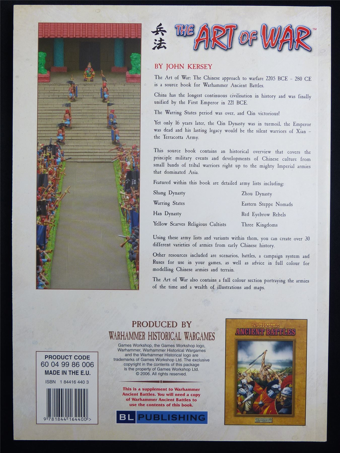 The Art of War Rulebook OOP - Warhammer Softback #K7