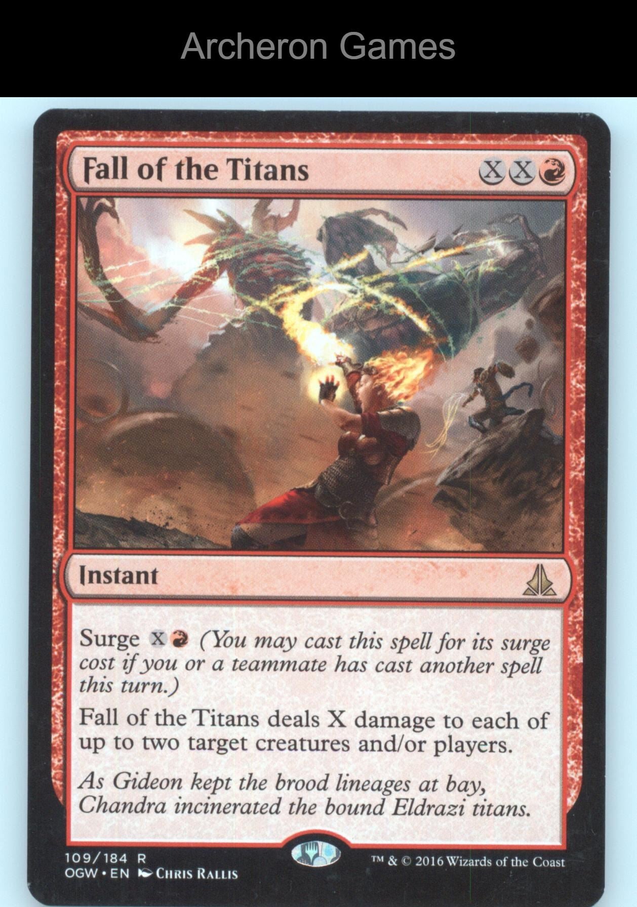 Fall of the Titans 109/184 R MTG Card The List Reprints