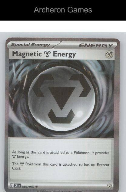 Pokemon Card Magnetic M Energy ME04 085/086 HOLO R Chaos Rising