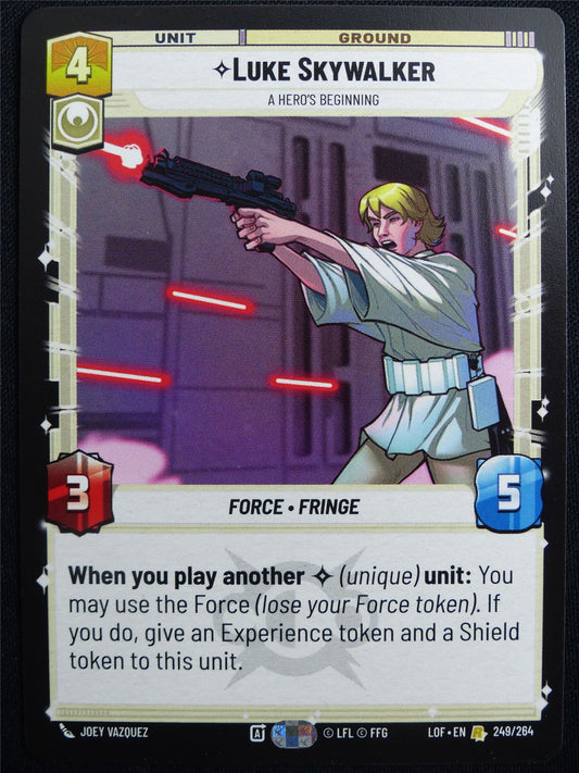 Luke Skywalker 249/264 - Star Wars Unlimited Card #4VE