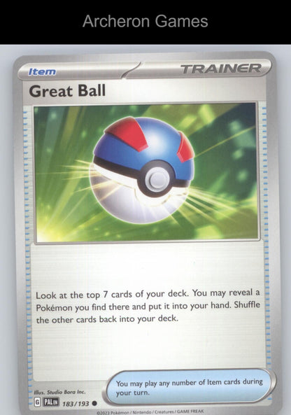 Pokemon Card Great Ball - Armarouge 33 BA24 183/193 C Battle Academy 2024