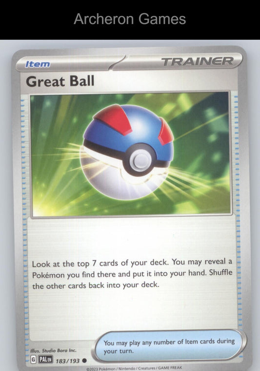 Pokemon Card Great Ball - Armarouge 33 BA24 183/193 C Battle Academy 2024