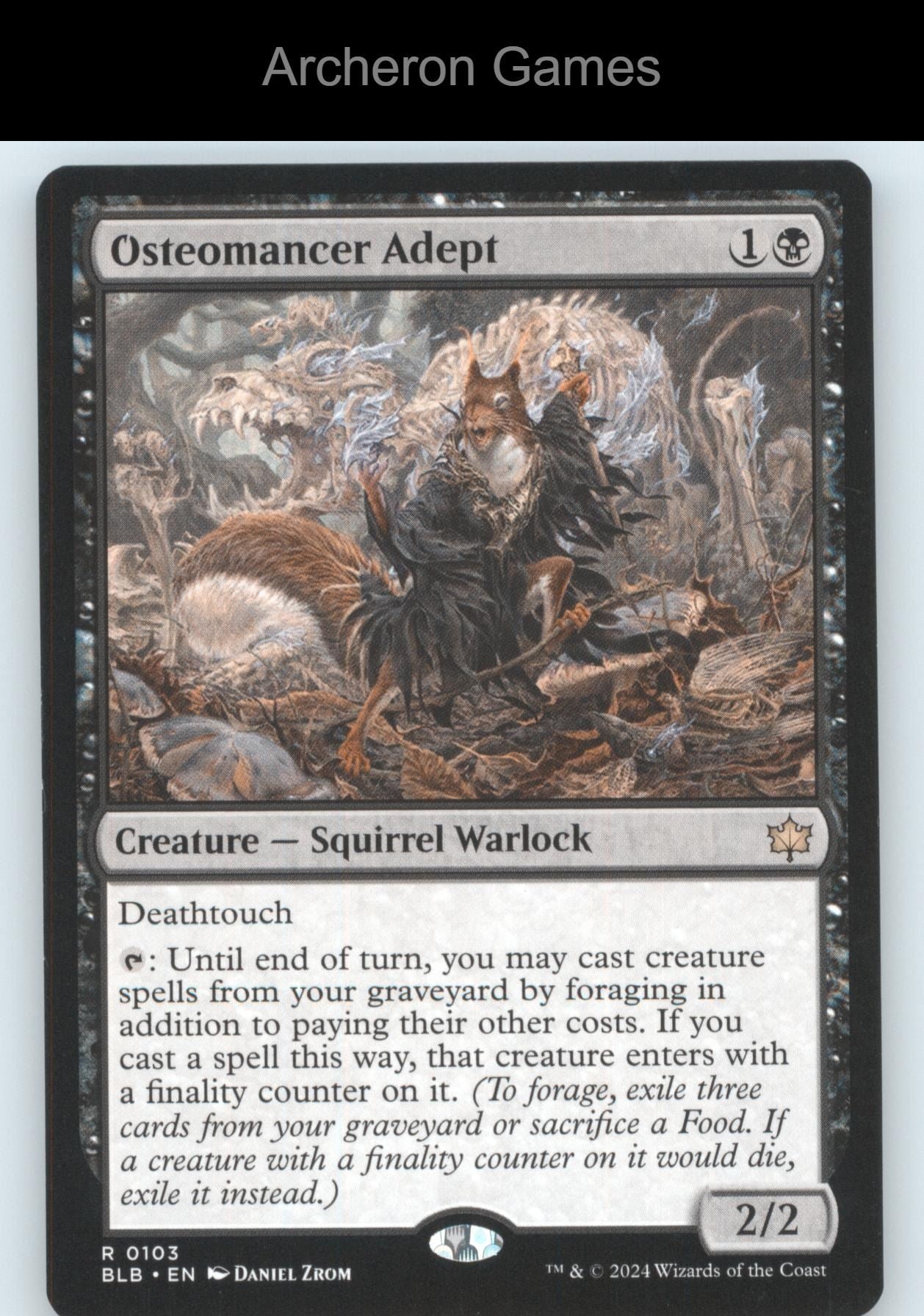 Osteomancer Adept 103 R MTG Card Bloomburrow