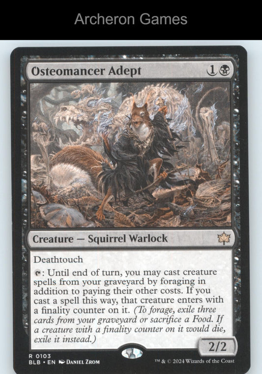 Osteomancer Adept 103 R MTG Card Bloomburrow