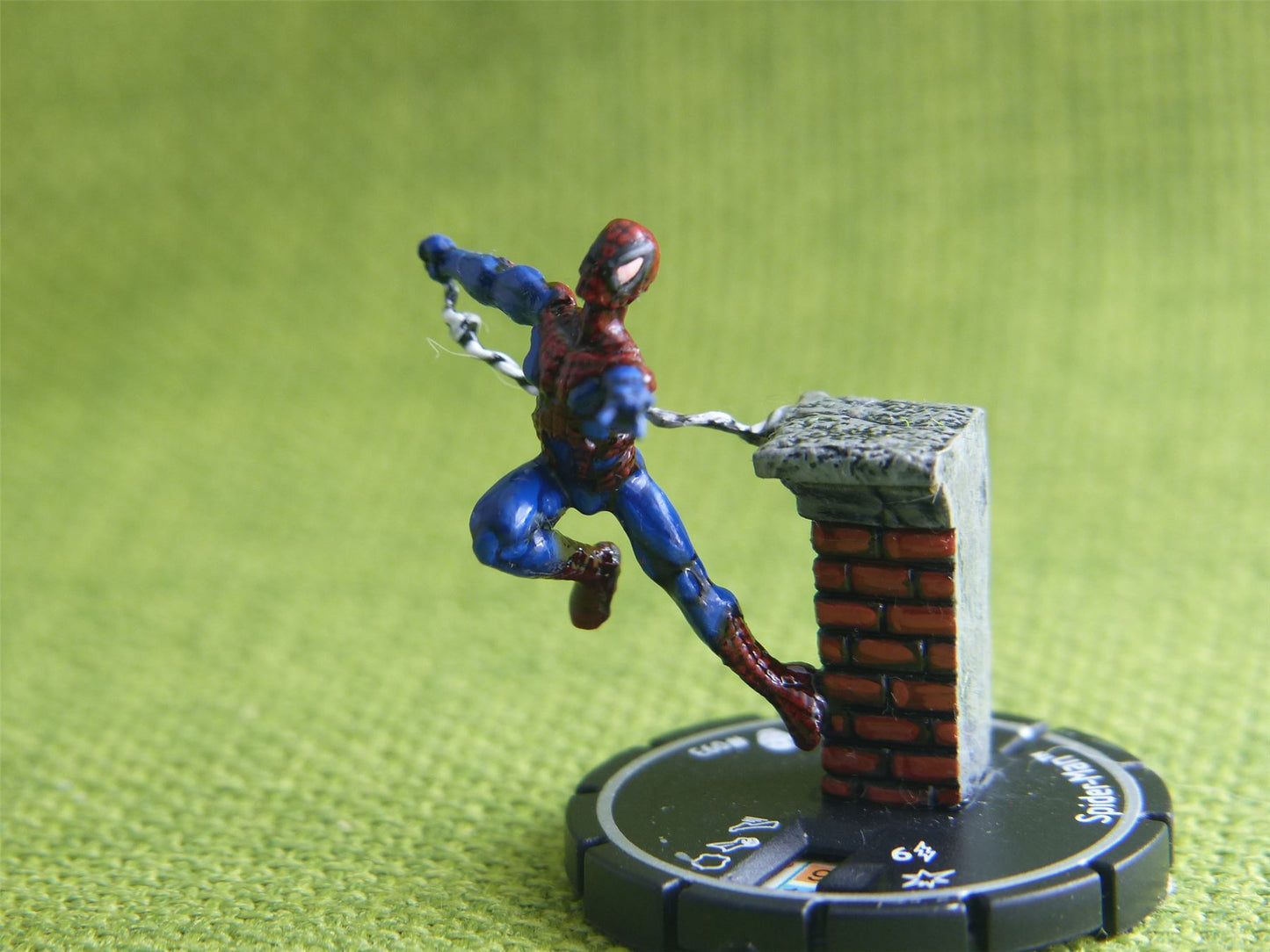 Spider-Man #093 Hand Painted - Heroclix Wizkids games miniatures #5AK