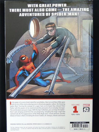 the Amazing Spider-Man: Great Power - Epic Collection Volume 1 - Marvel Graphic Softback #33W
