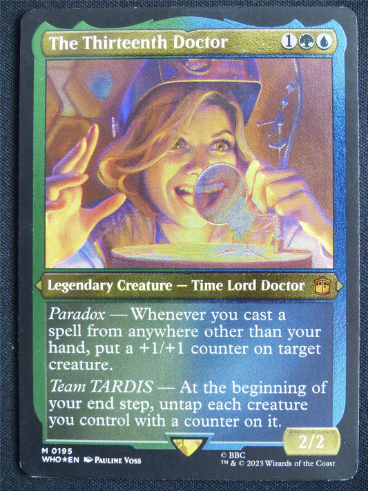 The Thirteenth Doctor Etched Foil Thick Display Version - WHO - Mtg Card #3F5
