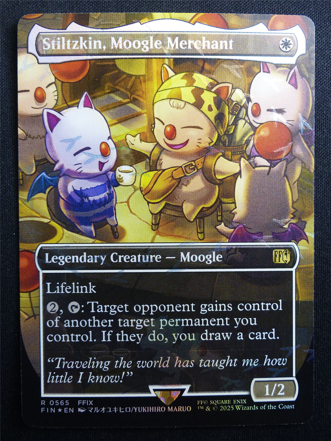 Stiltzkin Moogle Merchant Chocobo Track Foil - FIN - Mtg Card #3FH