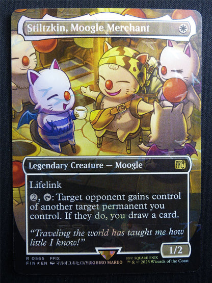 Stiltzkin Moogle Merchant Chocobo Track Foil - FIN - Mtg Card #3FH