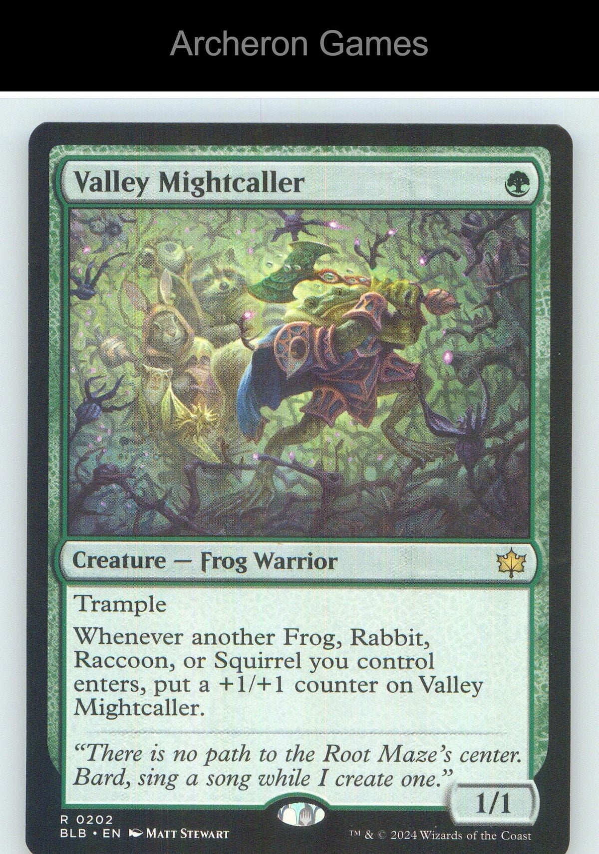 Valley Mightcaller BLB 202 R MTG Card NM/EX+