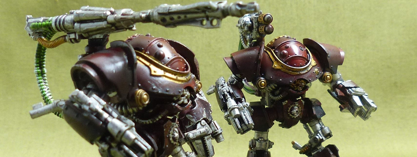 Castellax Battle-automata Maniple painted - Mechanicum - Warhammer Horus Heresy #2PN