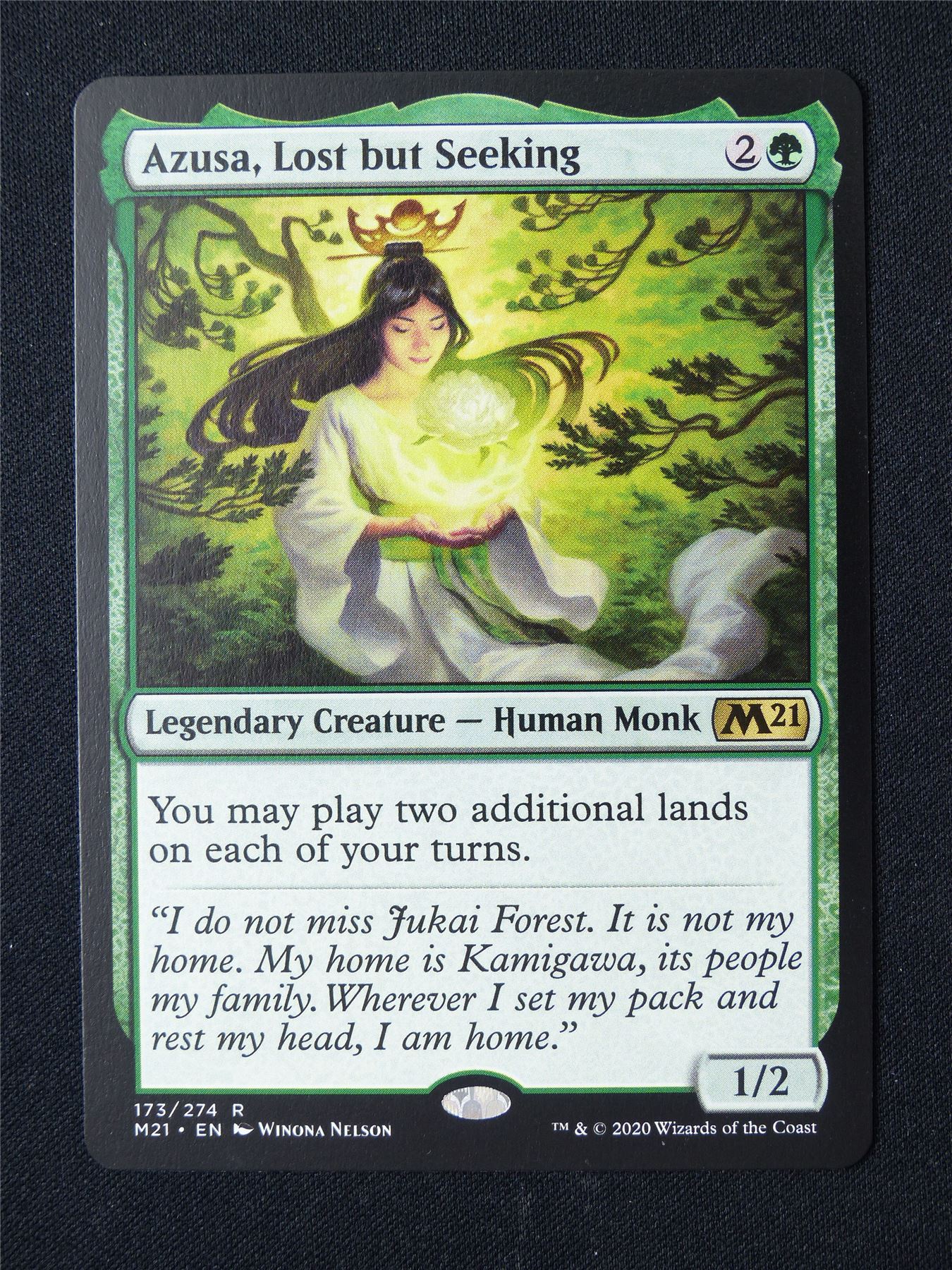 Azusa Lost but Seeking - M21 - Mtg Card #6X5