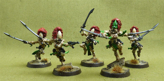 Howling Banshees painted - Aeldari - Warhammer 40K #43M