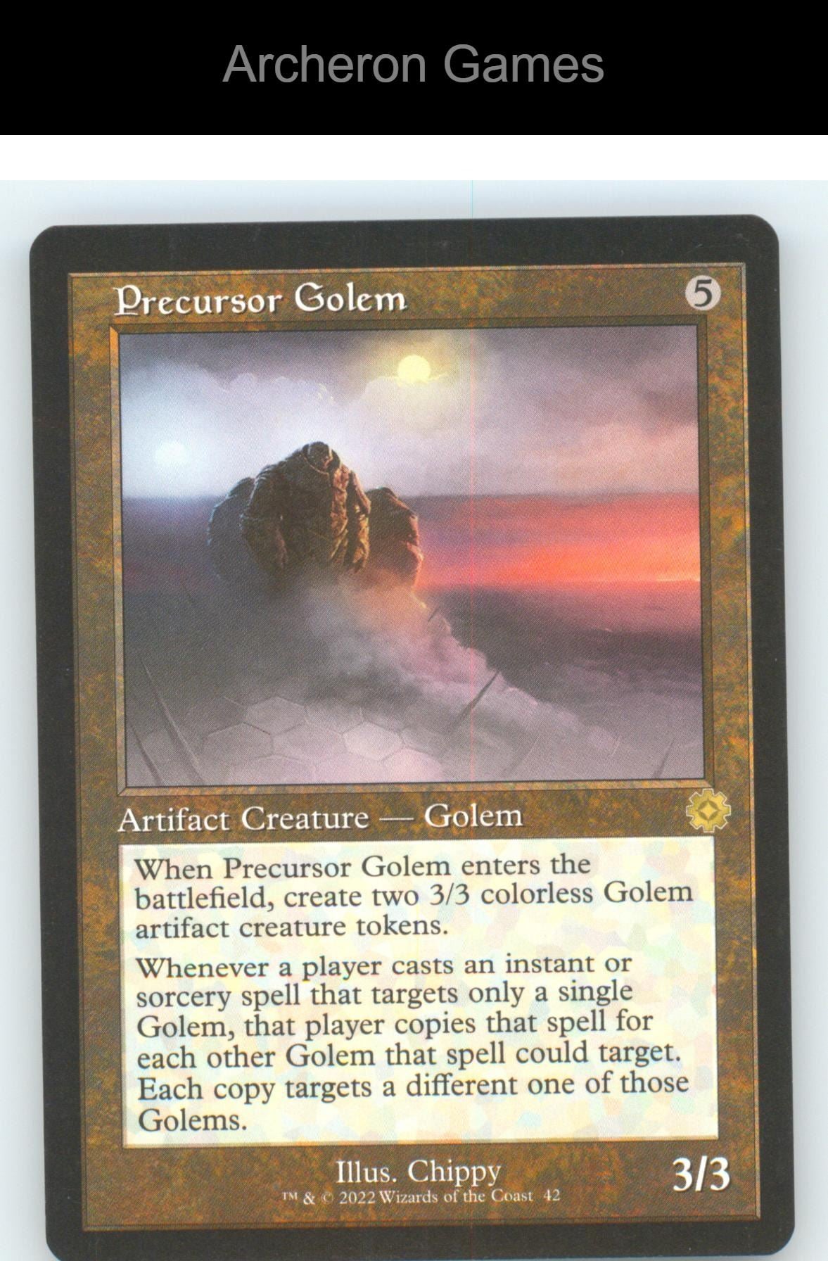 Precursor Golem BRR 42 R MTG Card NM/EX+