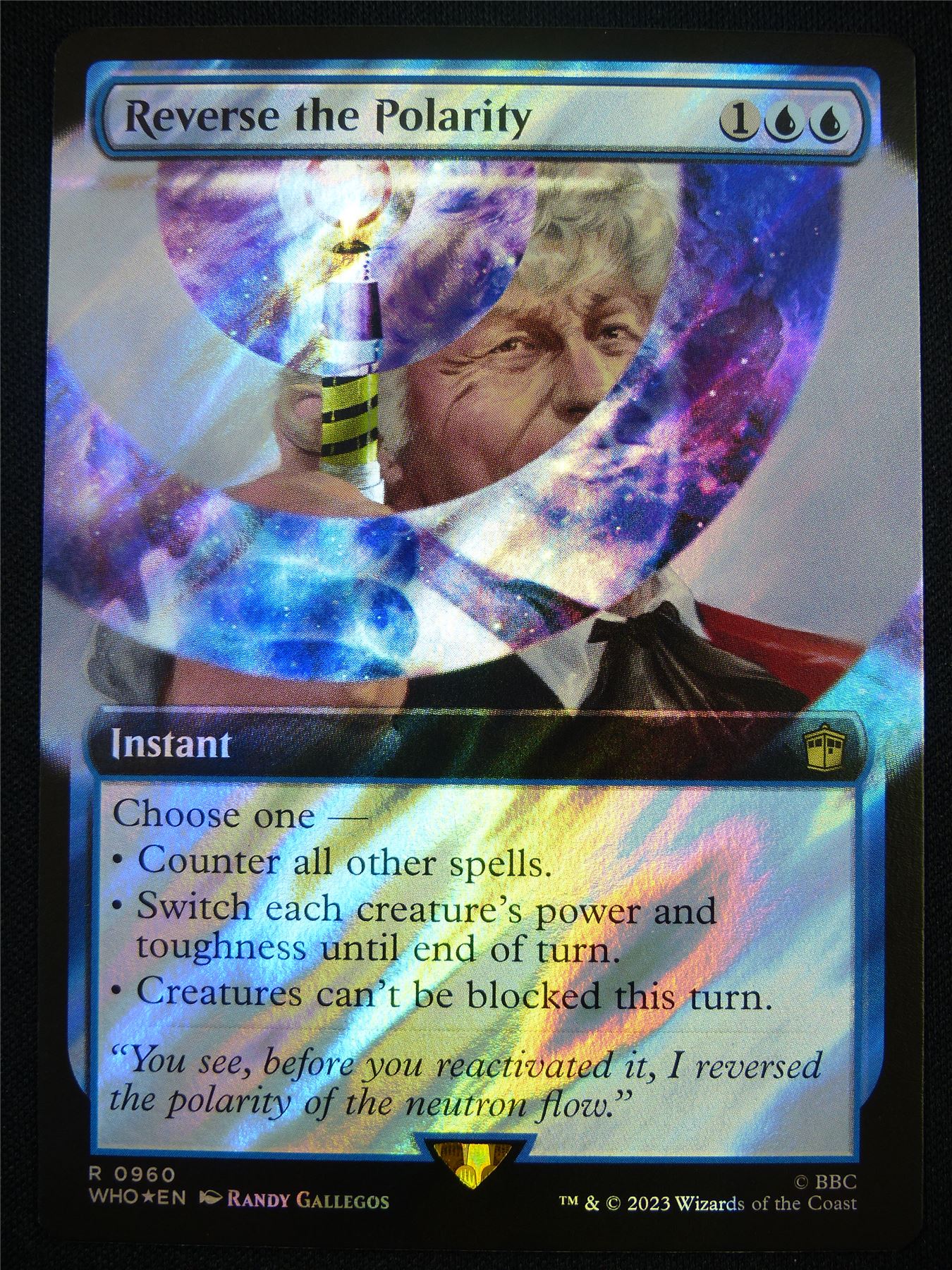 Reverse the Polarity Extended Surge Foil - WHO - Mtg Card #EE