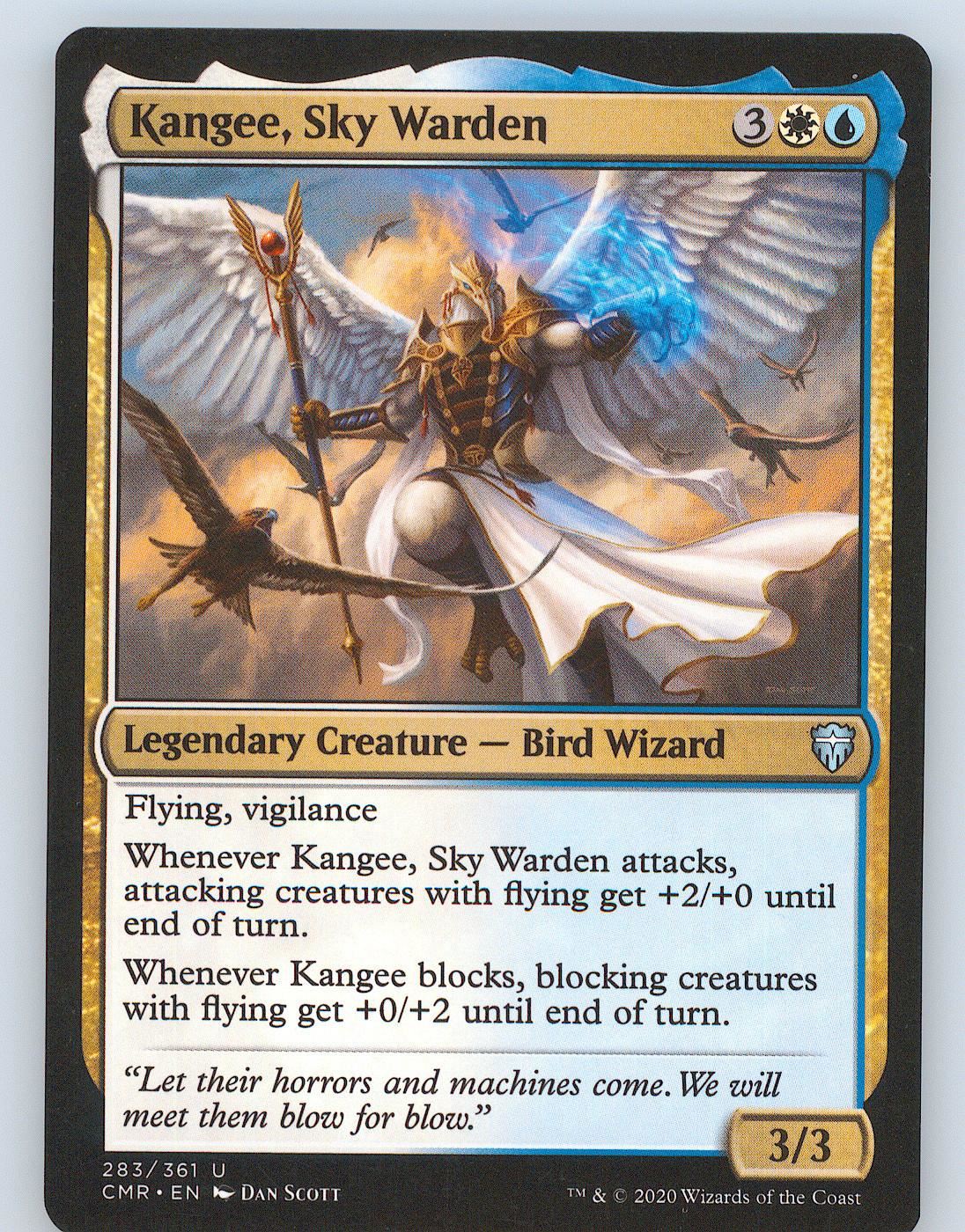 Kangee, Sky Warden 283 UC MTG Card Commander Legends