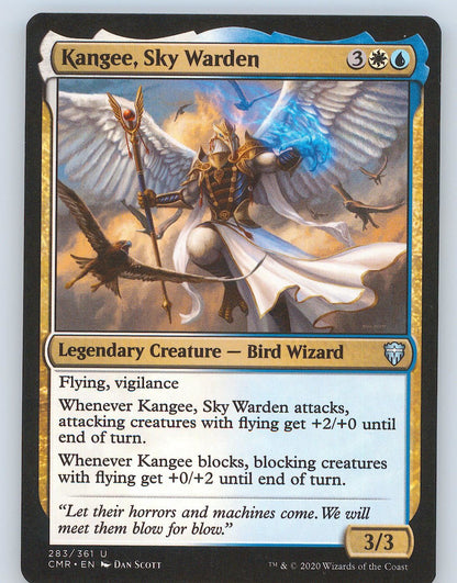 Kangee, Sky Warden 283 UC MTG Card Commander Legends