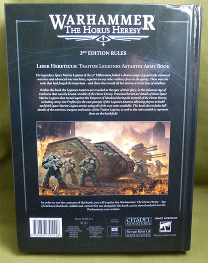 Liber: Hereticus Rulebook Hardback - Warhammer Horus Heresy #35W