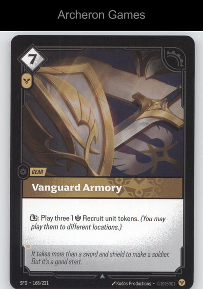Vanguard Armory SFD 168/221 UC  Card Spiritforged