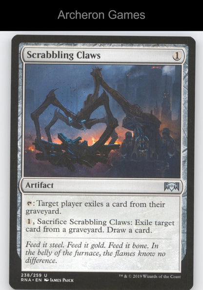 Scrabbling Claws 238 UC MTG Card Ravnica Allegiance